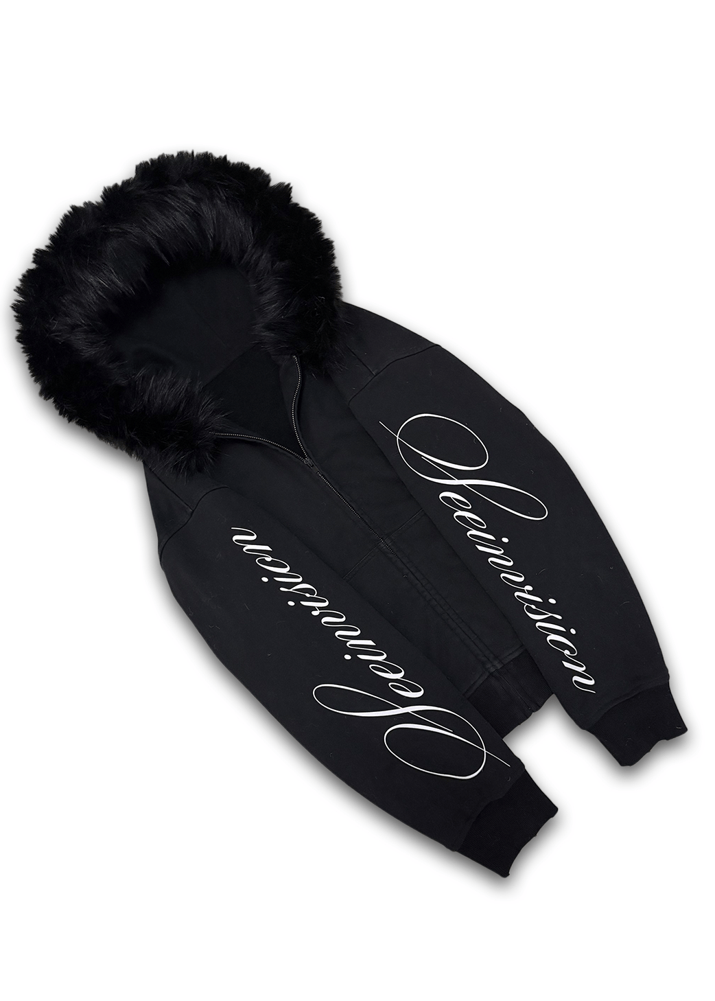 "Indifference" Fur Hoodie